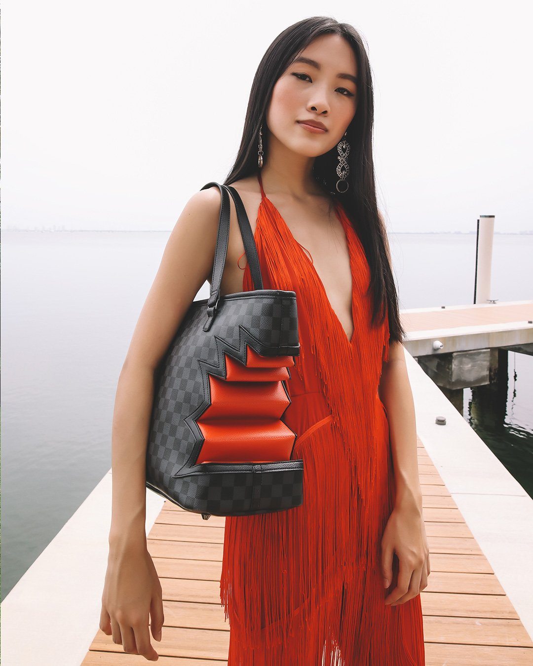 Limited Edition SHARK BITE SHARKS IN PARIS GRAY TOTE