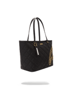 Limited Edition NOIR QUILT GOLD CHAIN SHARK TOTE