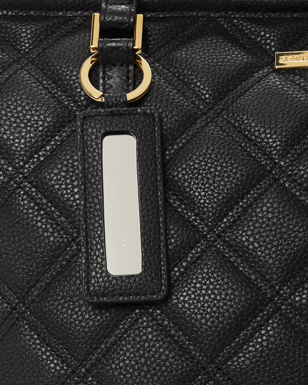 Limited Edition NOIR QUILT GOLD CHAIN SHARK TOTE