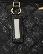 Limited Edition NOIR QUILT GOLD CHAIN SHARK TOTE