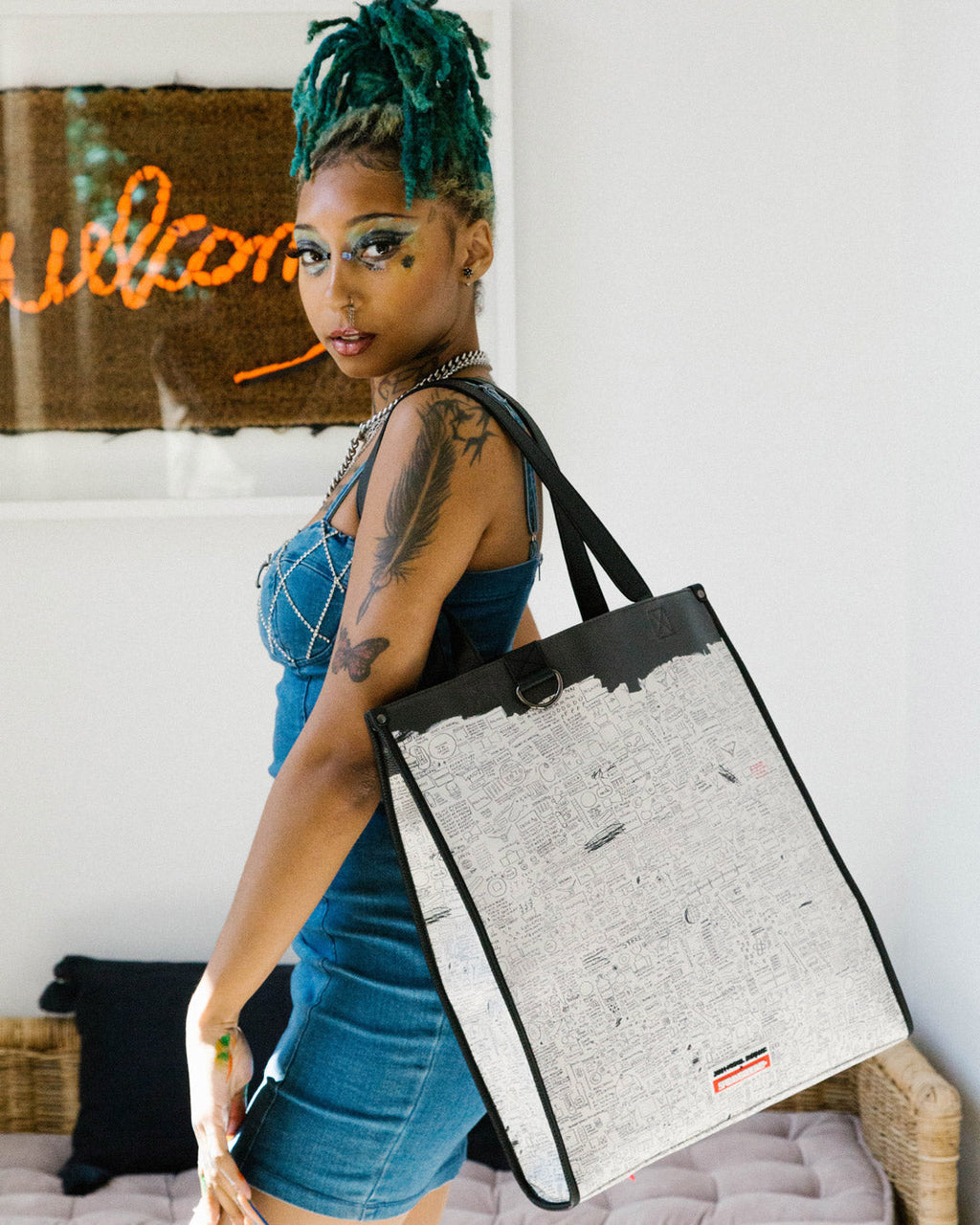 Limited Edition OFFICIAL BASQUIAT PEGASUS 1987 LOFT TOTE