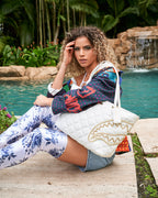 Limited Edition RIVIERA LE BLANC GOLD CHAIN SHARK TOTE