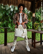 Limited Edition RIVIERA LE BLANC GOLD CHAIN SHARK TOTE
