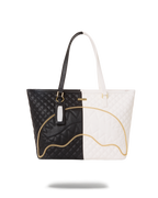 Limited Edition LEVELED UP SPLIT QUILT SHARK TOTE