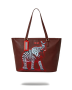 Limited Edition ZEBRA ELEPHANT RON ENGLISH COLLAB TOTE