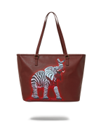 Limited Edition ZEBRA ELEPHANT RON ENGLISH COLLAB TOTE
