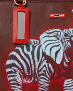 Limited Edition ZEBRA ELEPHANT RON ENGLISH COLLAB TOTE