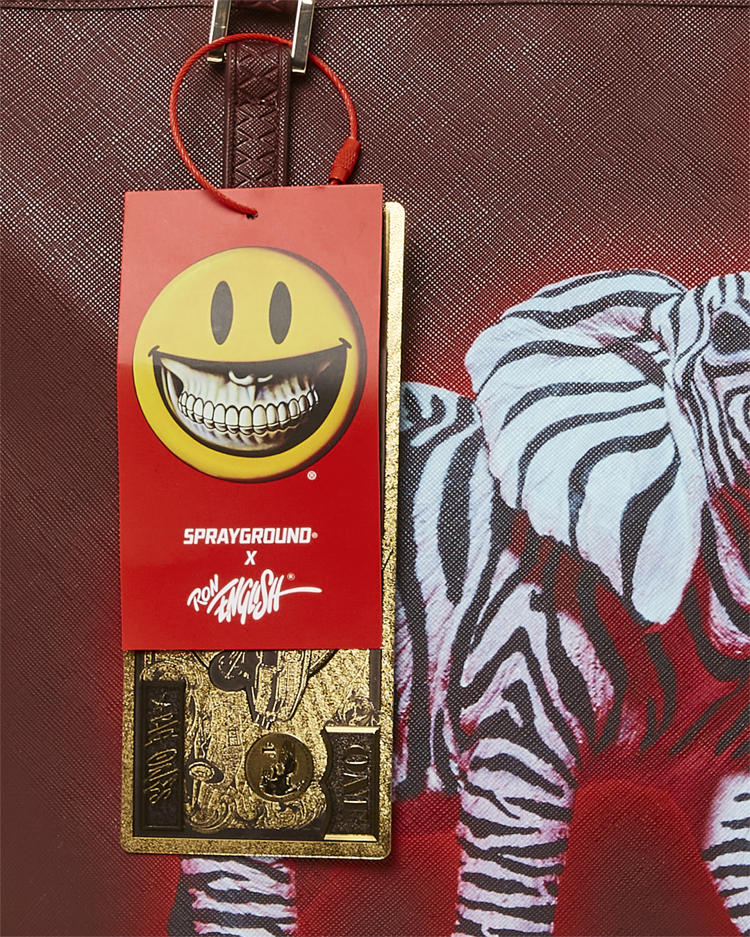 Limited Edition ZEBRA ELEPHANT RON ENGLISH COLLAB TOTE