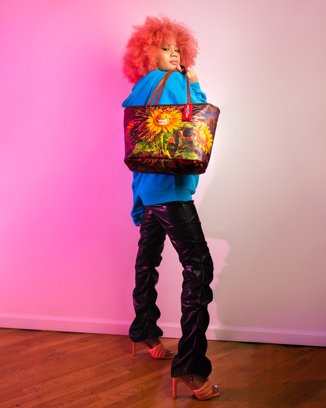Limited Edition SUNFLOWER GRIN RON ENGLISH COLLAB TOTE
