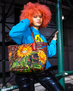 Limited Edition SUNFLOWER GRIN RON ENGLISH COLLAB TOTE