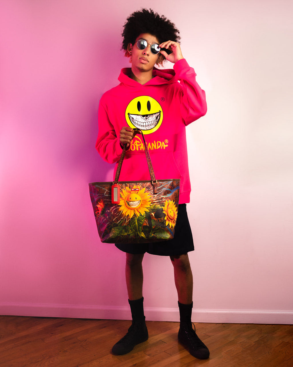 Limited Edition SUNFLOWER GRIN RON ENGLISH COLLAB TOTE