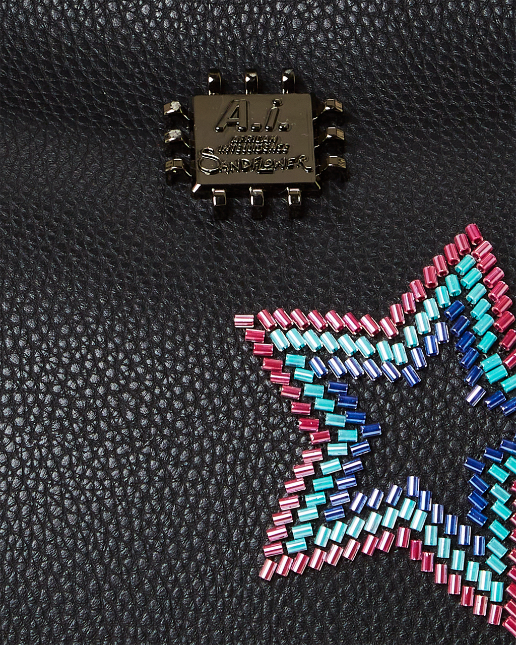 Limited Edition STAR RACER A.I.7 SANDFLOWER COLLAB BEADED TOTE