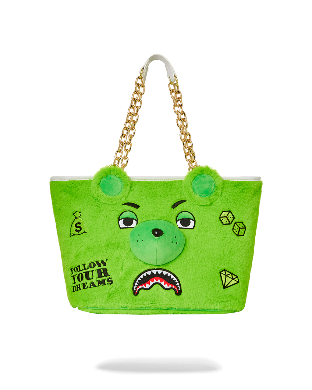 Limited Edition PLUSH MONEYBEAR TOTE GREEN