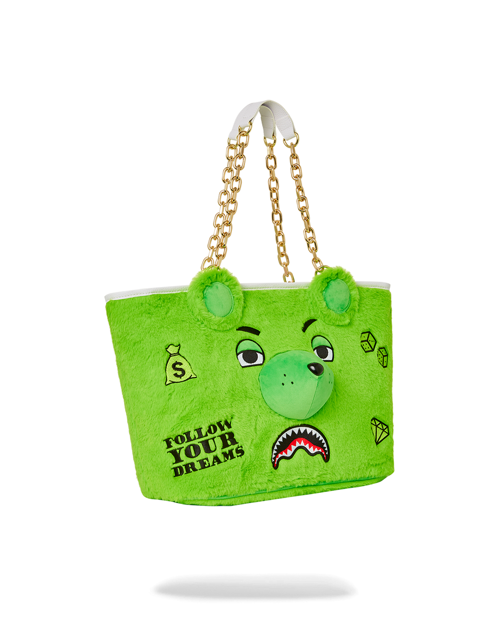 Limited Edition PLUSH MONEYBEAR TOTE GREEN