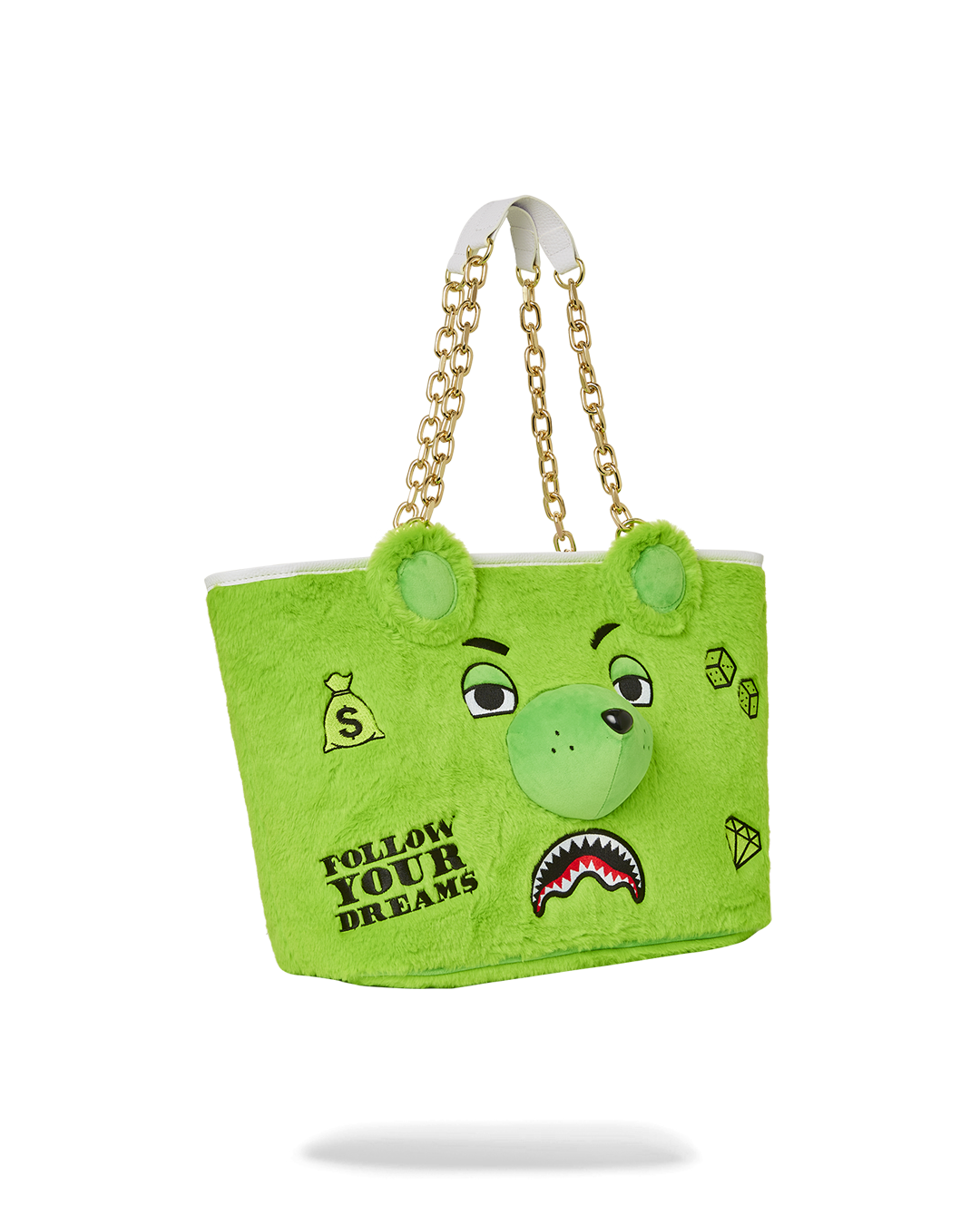 Limited Edition PLUSH MONEYBEAR TOTE GREEN