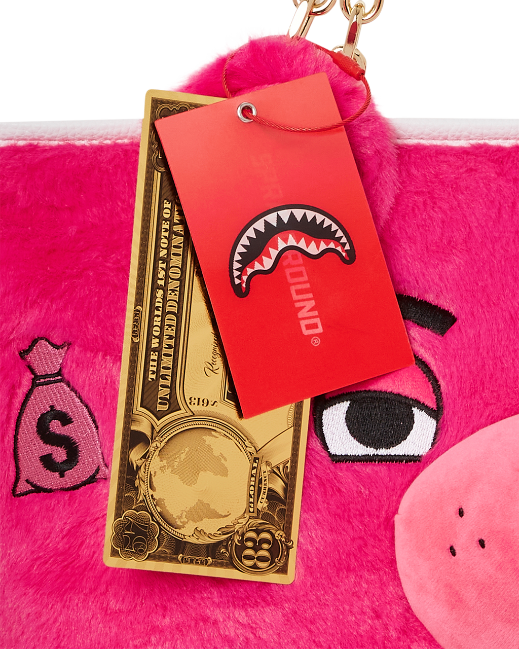 Limited Edition PLUSH MONEYBEAR TOTE PINK