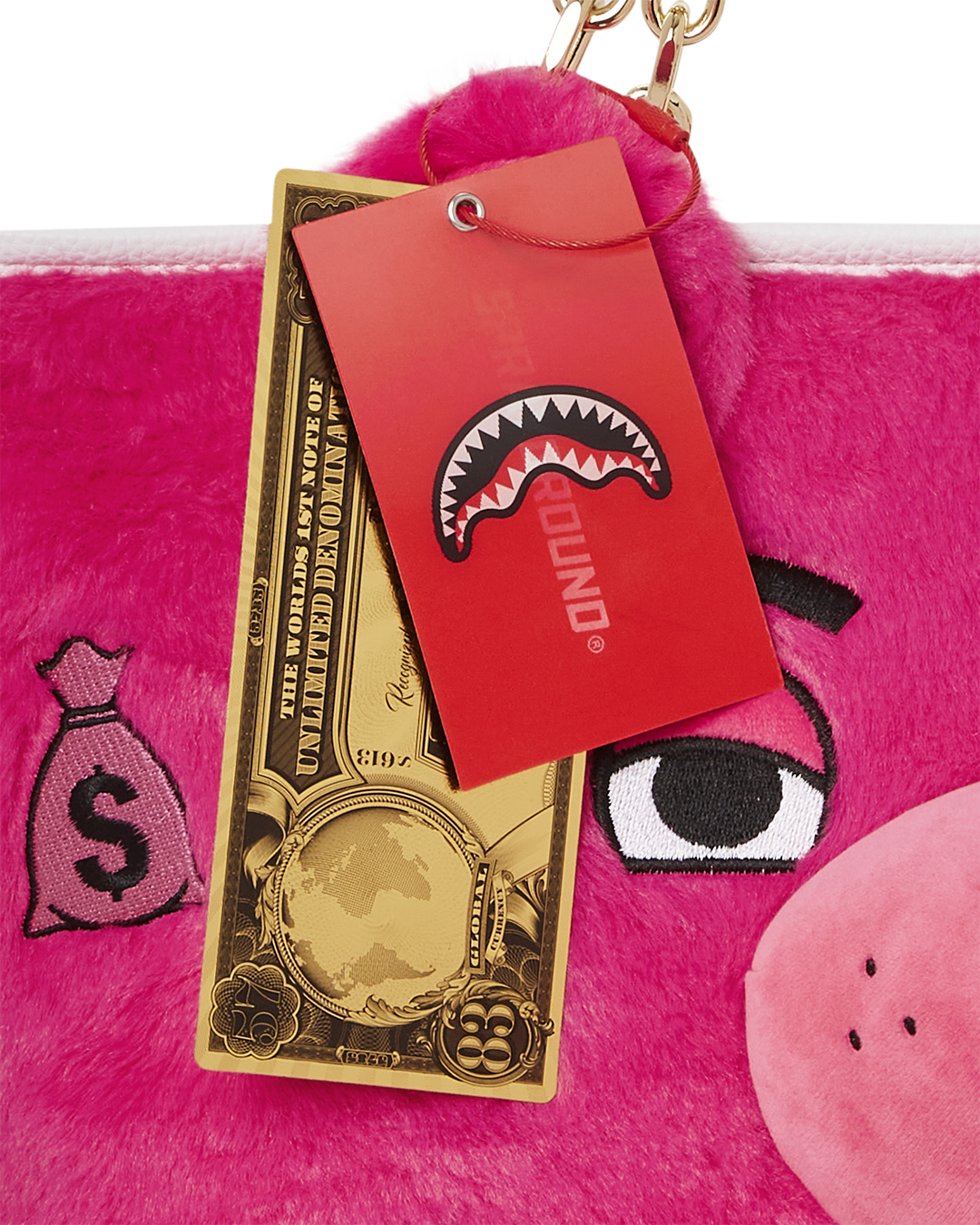 Limited Edition PLUSH MONEYBEAR TOTE PINK