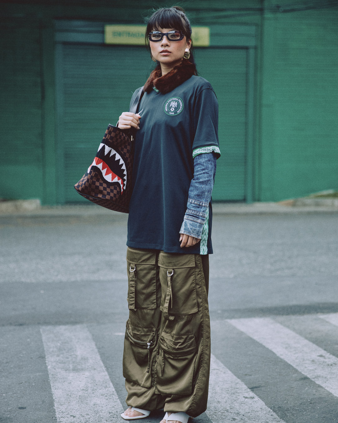 Limited Edition KYOTOKNIT SHARKS IN PARIS TOTE