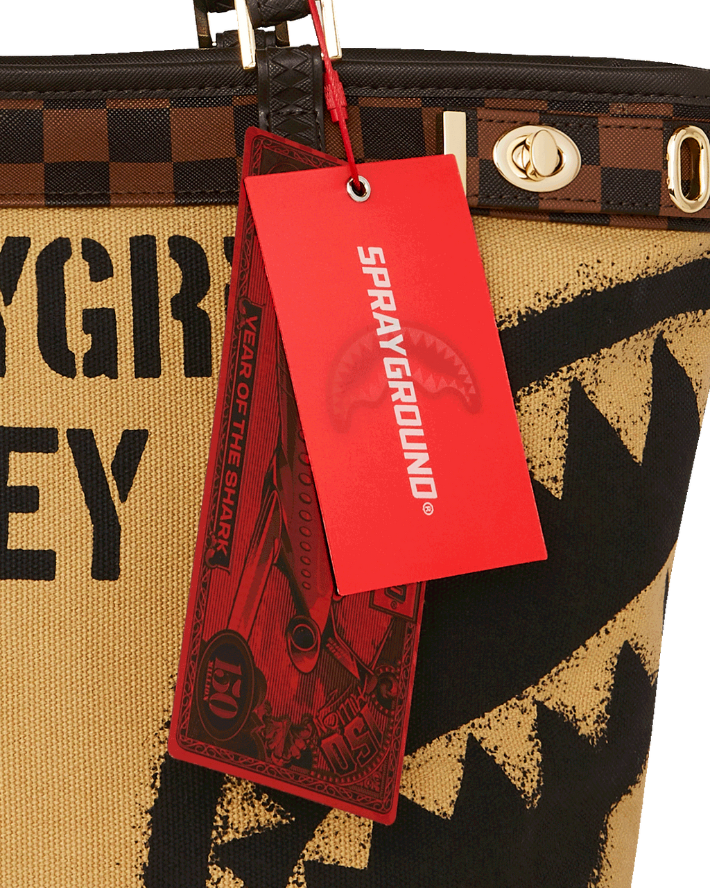 Limited Edition SPRAYGROUND MONEY BAG TOTE