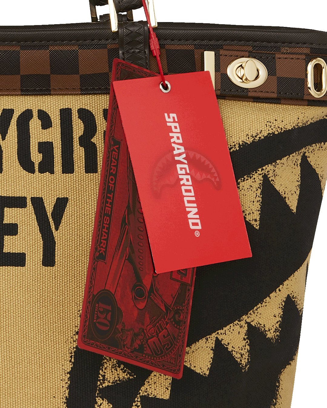 Limited Edition SPRAYGROUND MONEY BAG TOTE