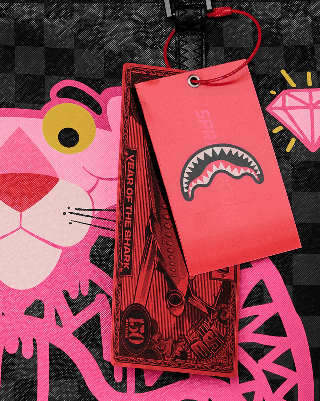 Limited Edition PINK PANTHER DIAMOND SHARK TOTE