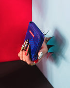 Limited Edition SHARK CHECK BLUE WALLET