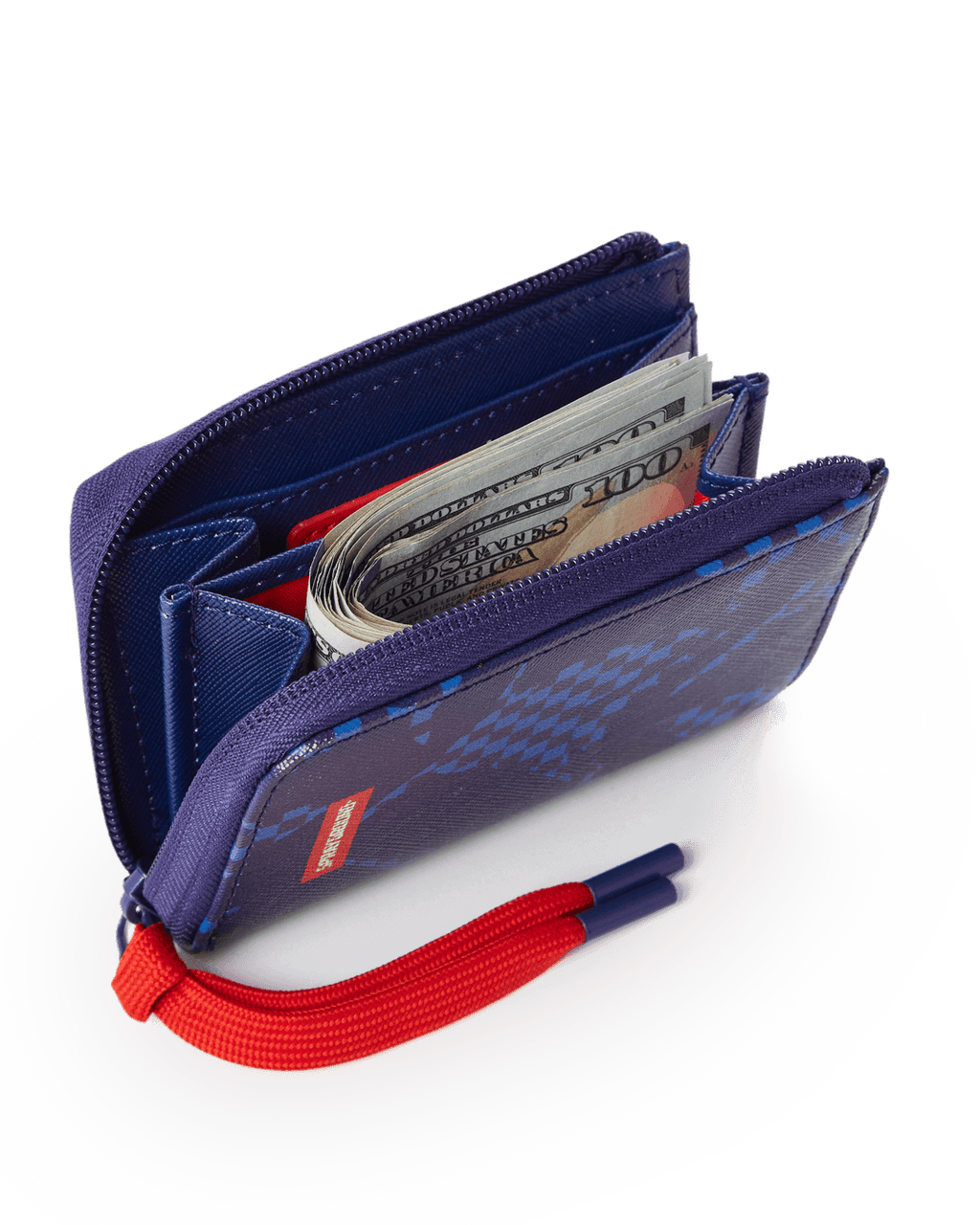 Limited Edition SHARK CHECK BLUE WALLET