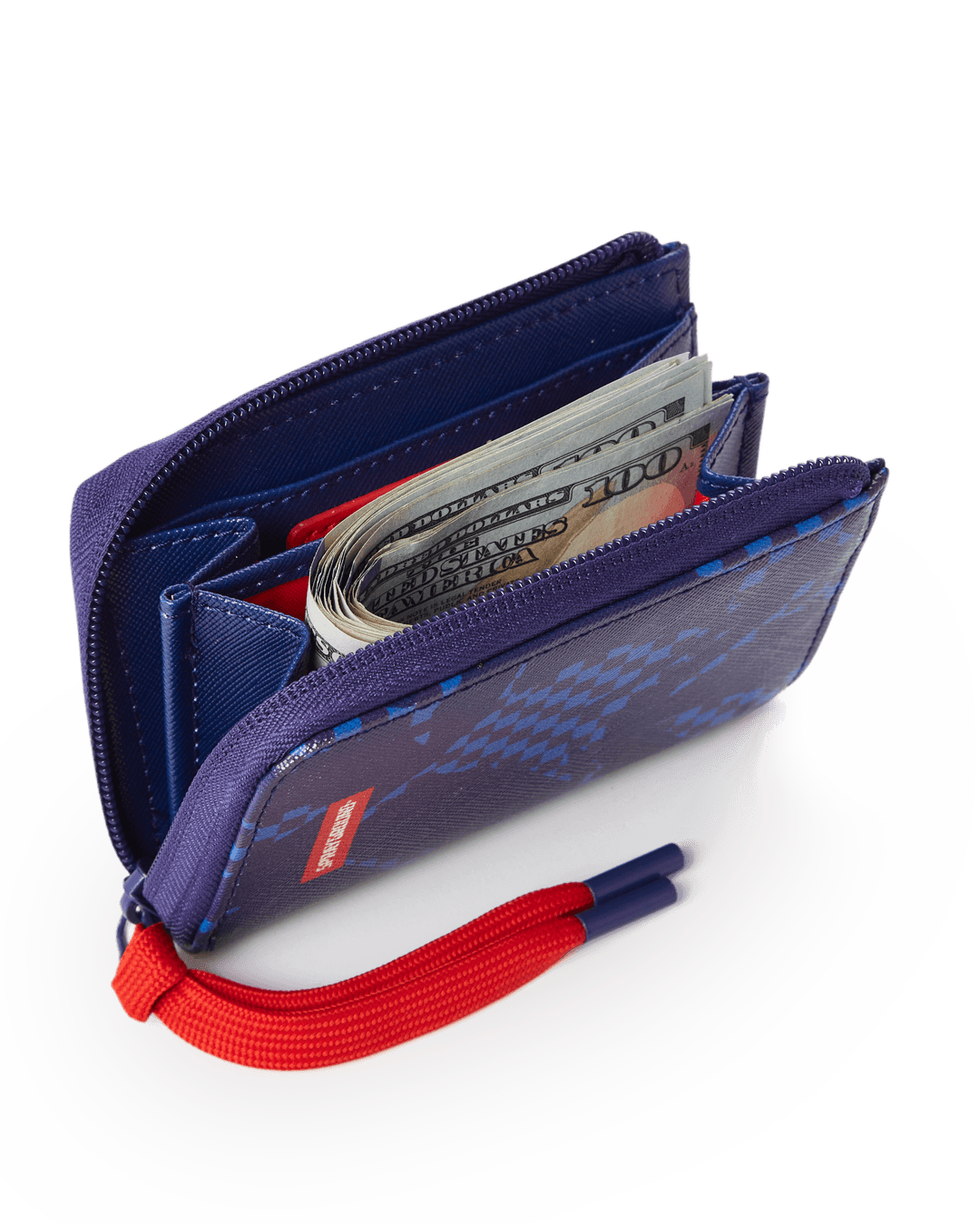 Limited Edition SHARK CHECK BLUE WALLET