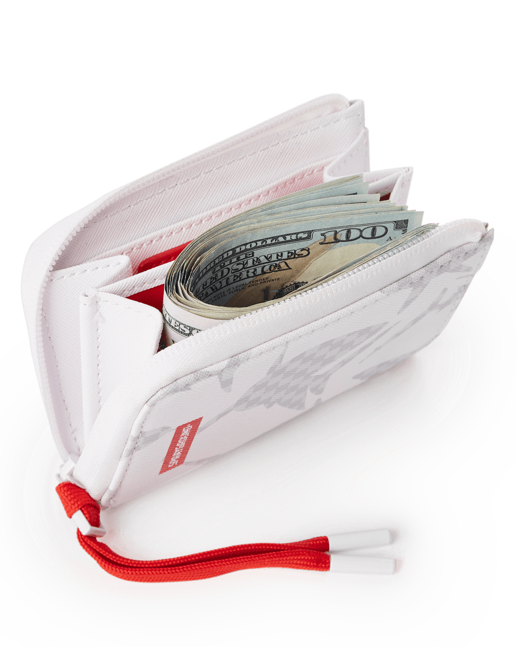 Limited Edition SHARK CHECK WHITE WALLET