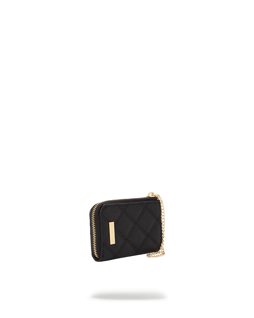 Limited Edition NOIR QUILT GOLD CHAIN SHARK WALLET