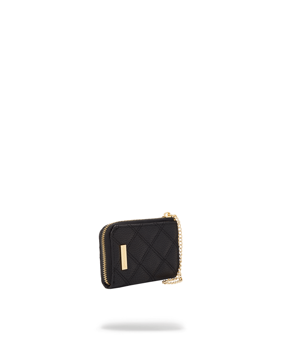 Limited Edition NOIR QUILT GOLD CHAIN SHARK WALLET