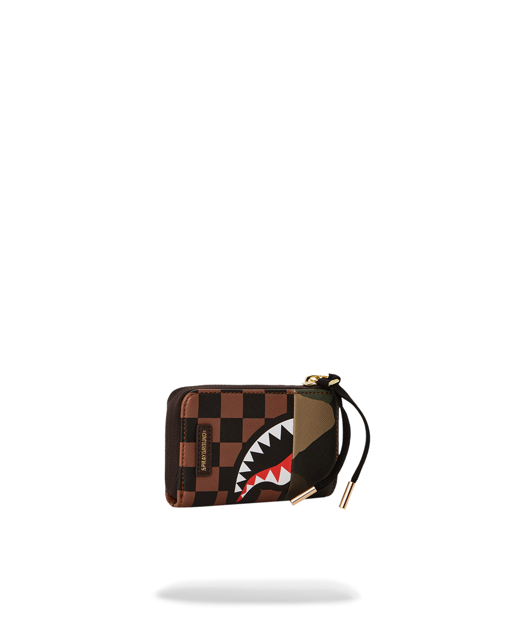 Limited Edition EXTERIOR GOLD ZIP POCKET SHARKS IN PARIS WALLET