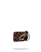 Limited Edition EXTERIOR GOLD ZIP POCKET SHARKS IN PARIS WALLET