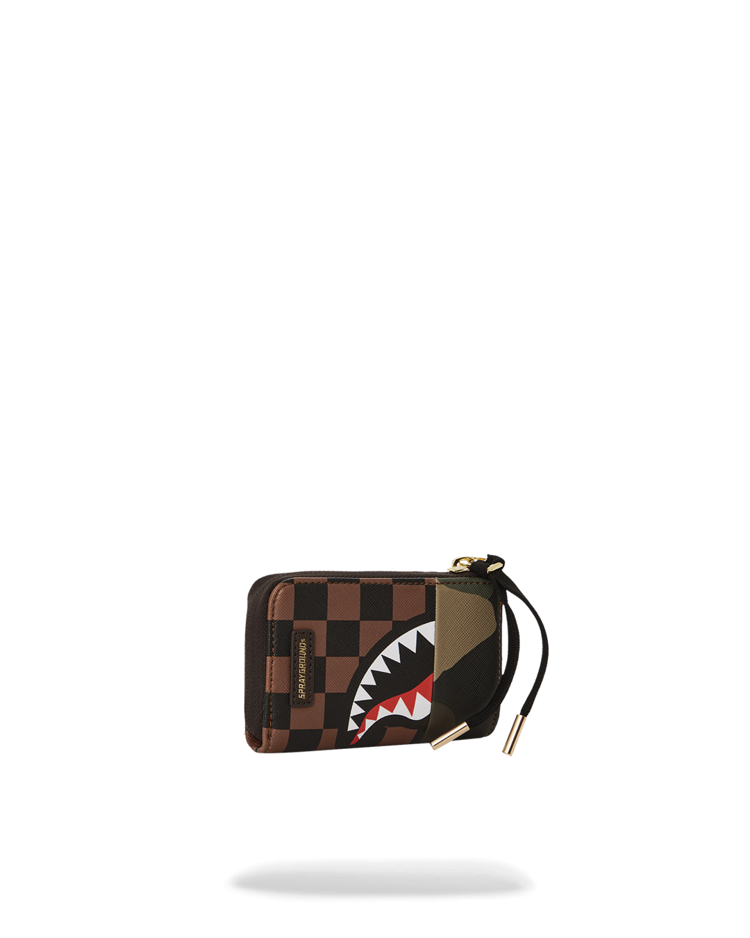 Limited Edition EXTERIOR GOLD ZIP POCKET SHARKS IN PARIS WALLET
