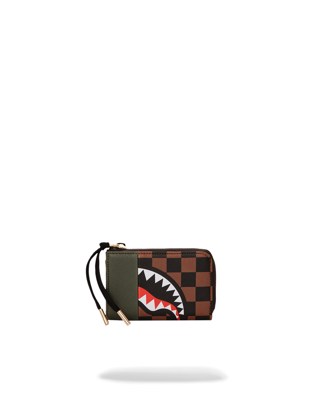 Limited Edition EXTERIOR GOLD ZIP POCKET SHARKS IN PARIS WALLET