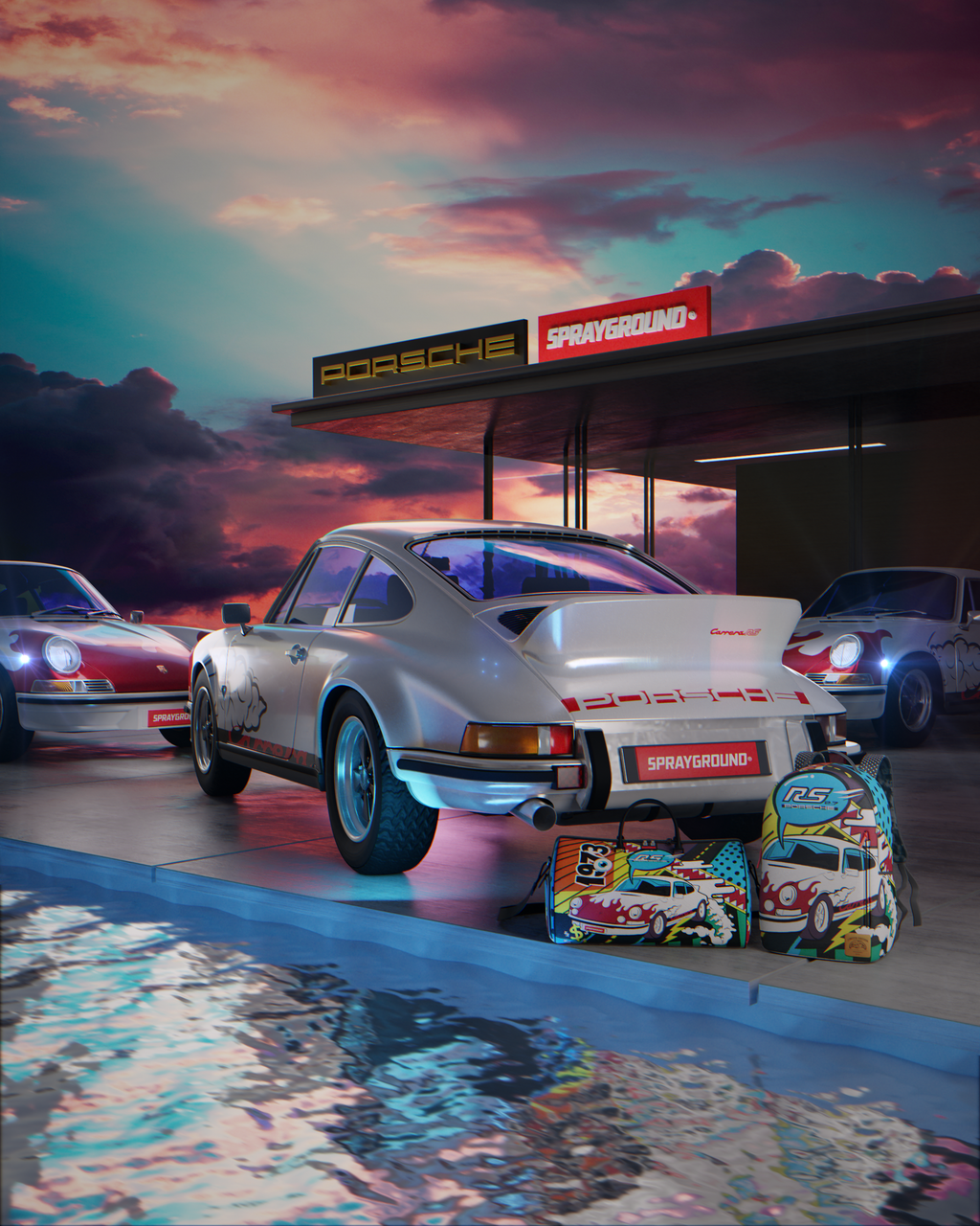 Limited Edition PORSCHE 1972 COLLAB DUFFLE ONLY 1911 UNITS MADE