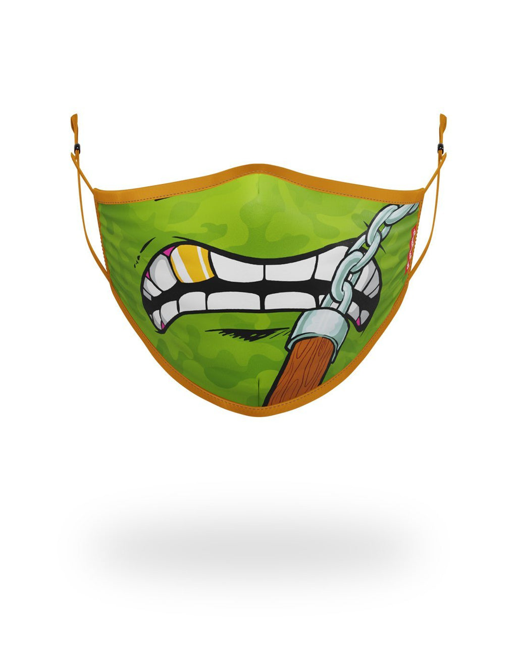 Limited Edition ADULT TMNT MICHELANGELO SHARK FORM FITTING FACE-COVERING