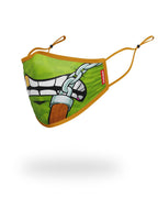 Limited Edition ADULT TMNT MICHELANGELO SHARK FORM FITTING FACE-COVERING