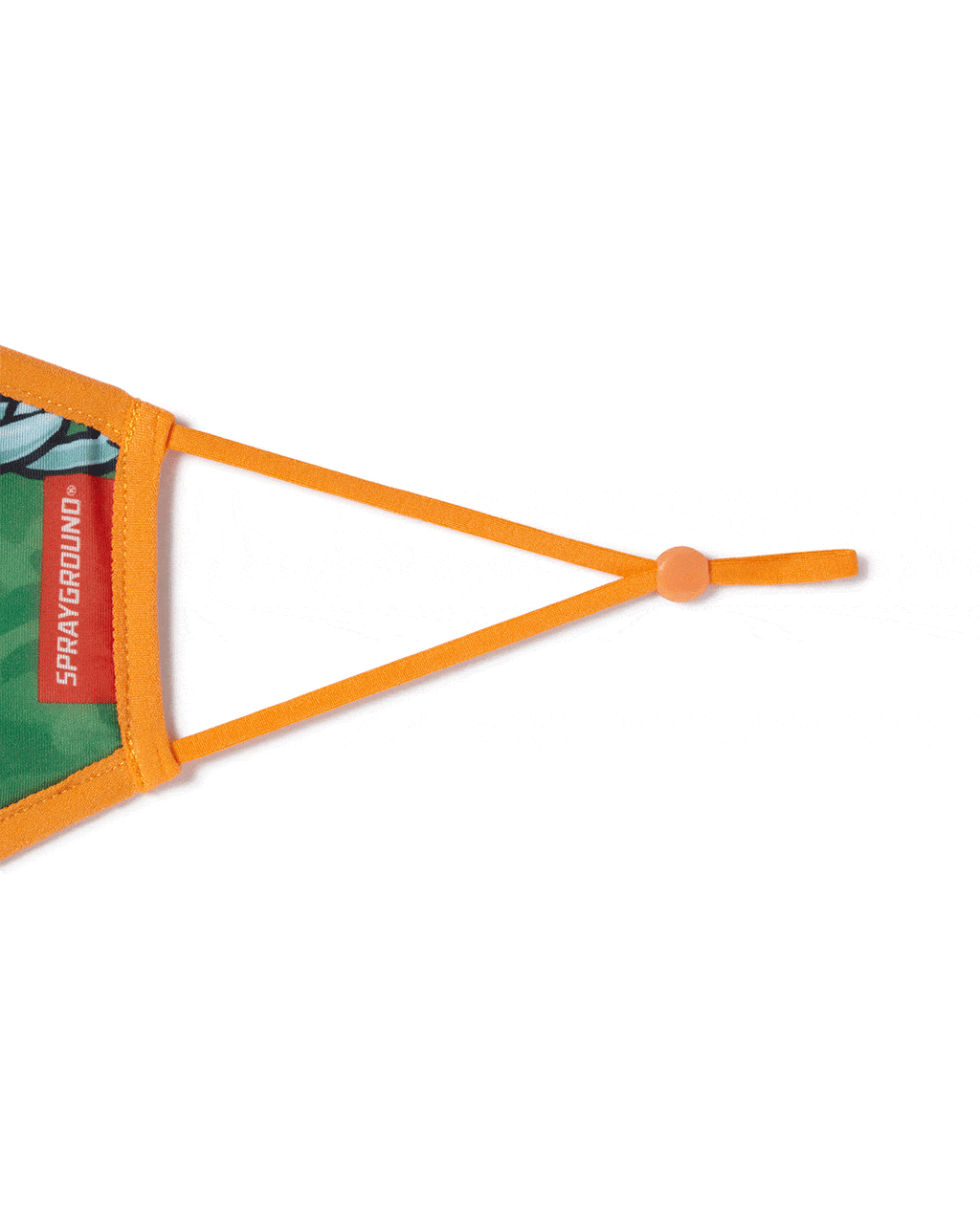 Limited Edition ADULT TMNT MICHELANGELO SHARK FORM FITTING FACE-COVERING