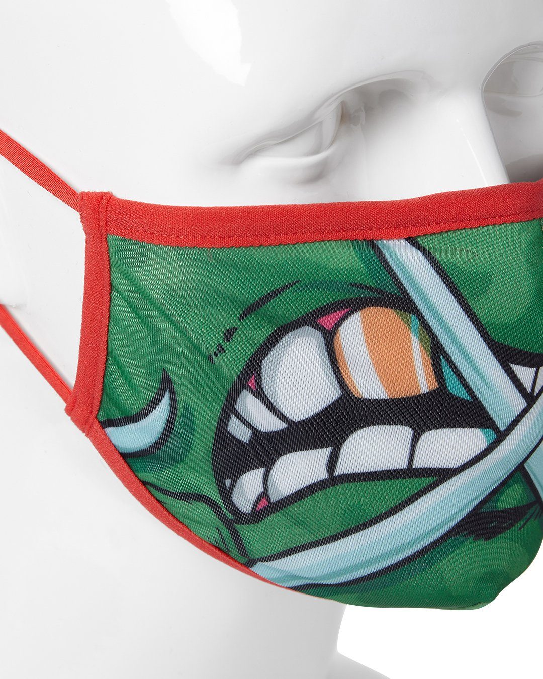 Limited Edition ADULT TMNT RAPHAEL SHARK FORM FITTING FACE-COVERING