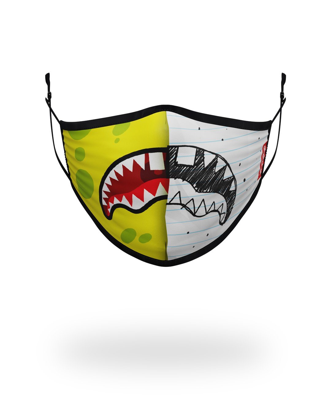 Limited Edition ADULT DOODLEBOB SPLIT SHARK FORM FITTING FACE-COVERING