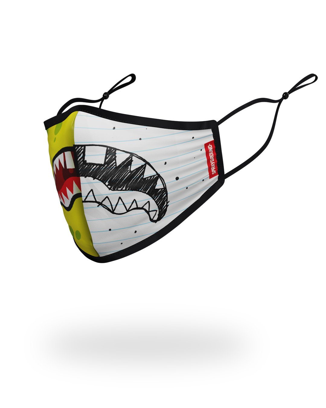Limited Edition ADULT DOODLEBOB SPLIT SHARK FORM FITTING FACE-COVERING