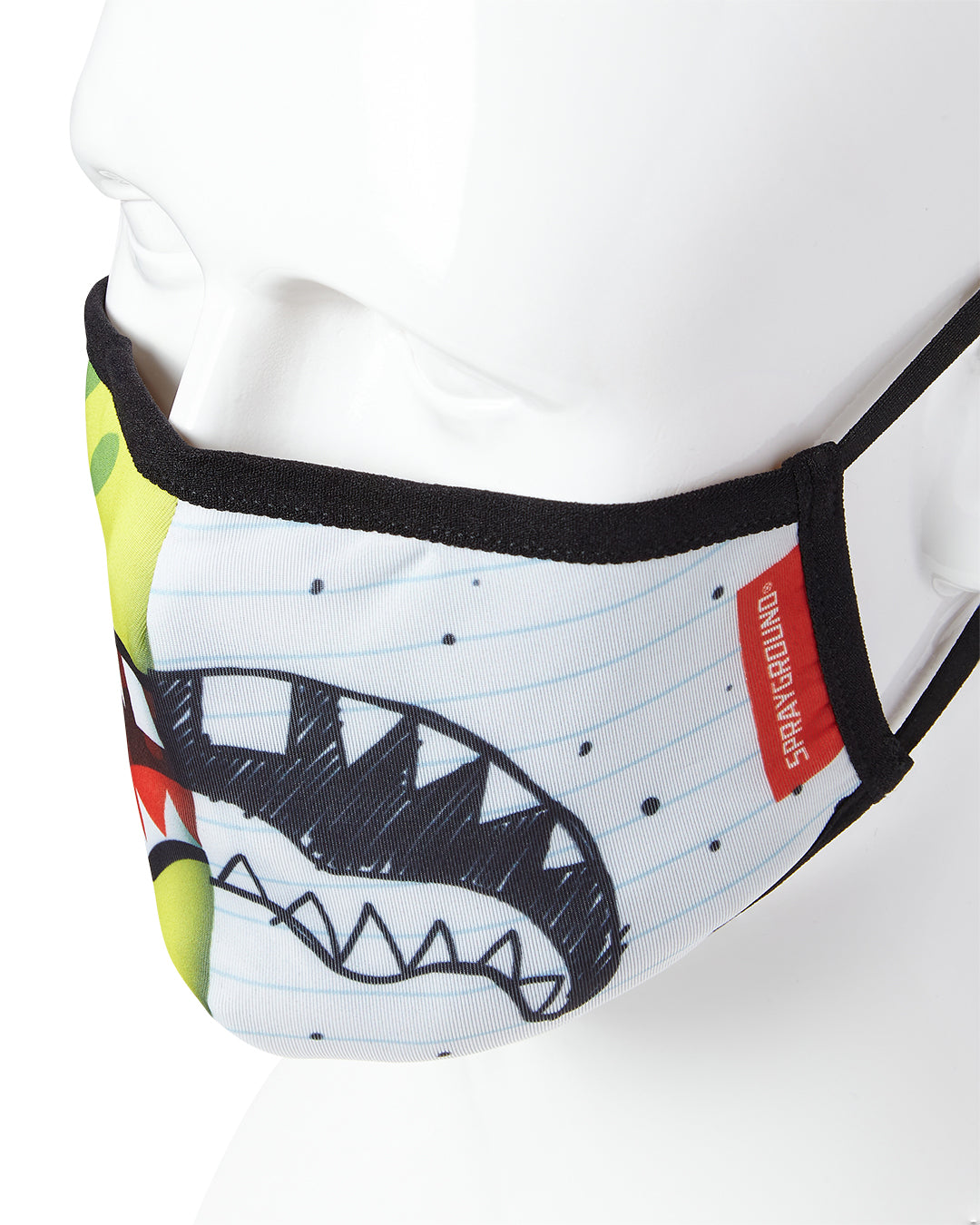 Limited Edition ADULT DOODLEBOB SPLIT SHARK FORM FITTING FACE-COVERING