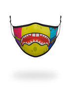 Limited Edition ADULT SPONGEBOB OG SHARK FORM FITTING FACE-COVERING