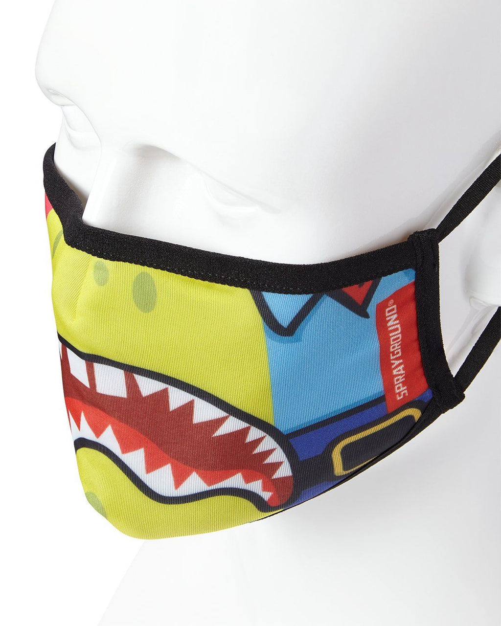 Limited Edition ADULT SPONGEBOB OG SHARK FORM FITTING FACE-COVERING