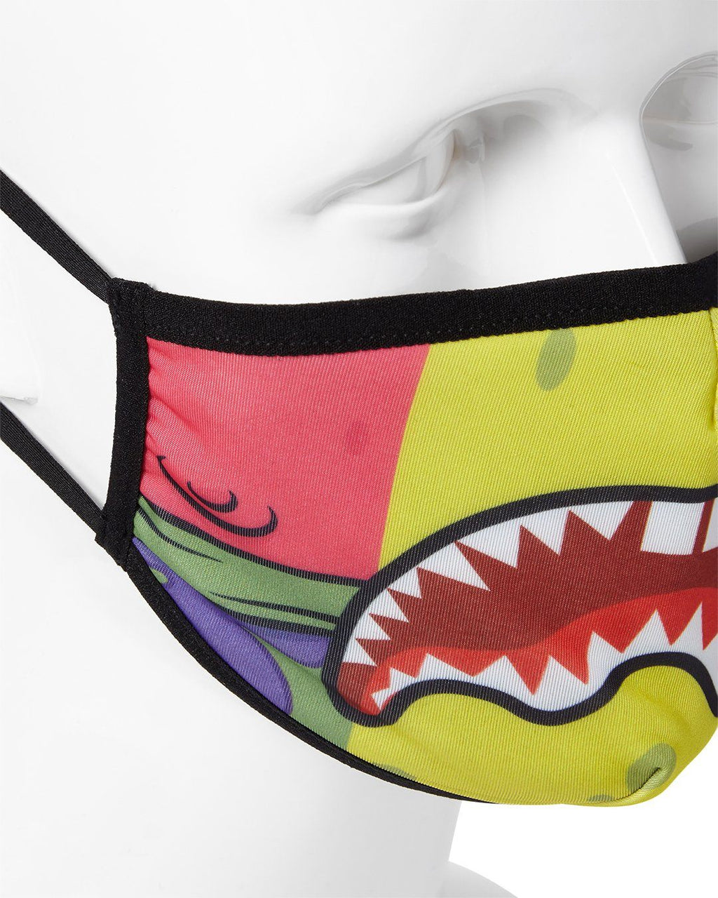 Limited Edition ADULT SPONGEBOB OG SHARK FORM FITTING FACE-COVERING