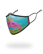 Limited Edition ADULT SPONGEBOB JELLY SHARK FORM FITTING FACE-COVERING