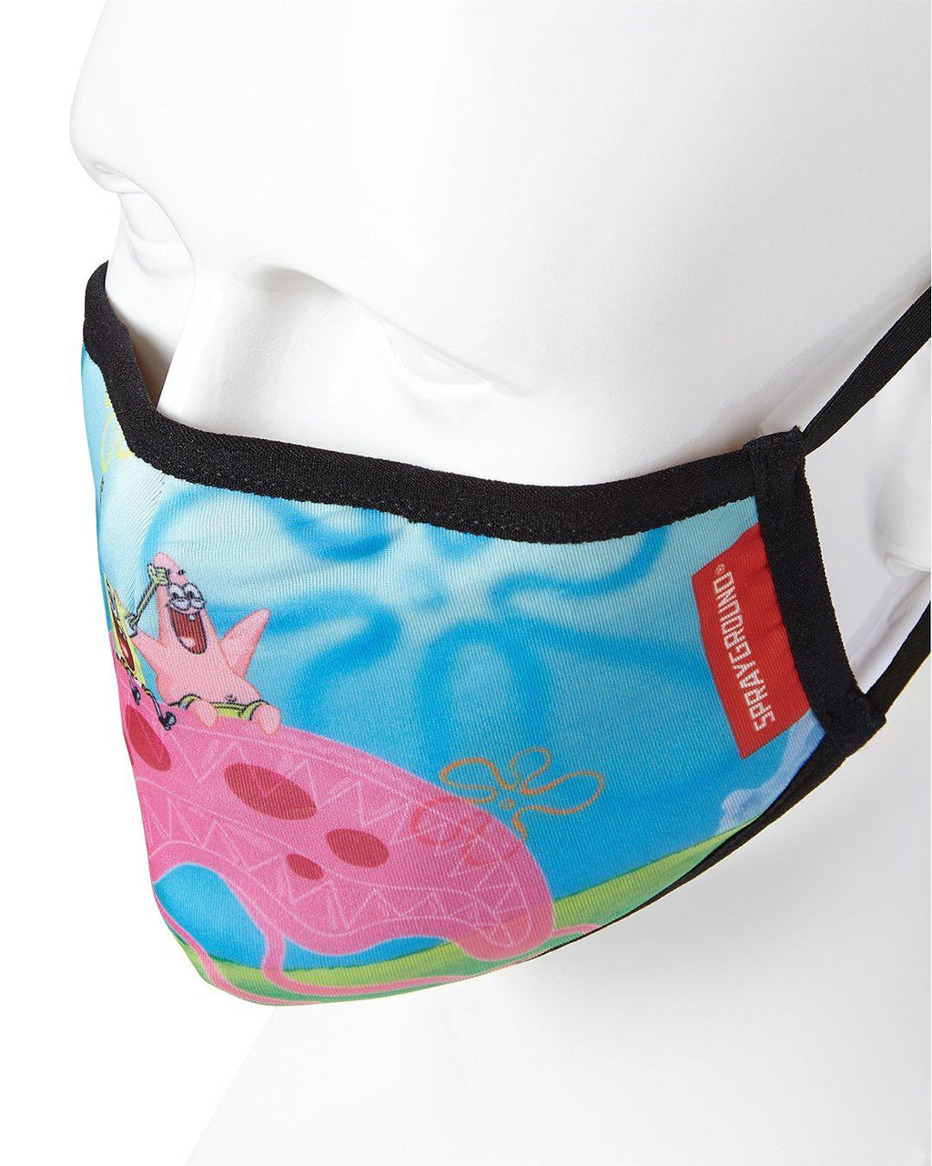 Limited Edition ADULT SPONGEBOB JELLY SHARK FORM FITTING FACE-COVERING