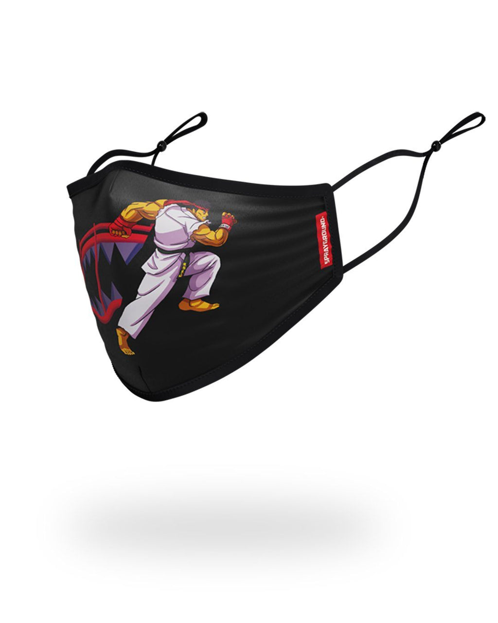 Limited Edition ADULT STREET FIGHTER RYU SHARK FORM FITTING FACE-COVERING