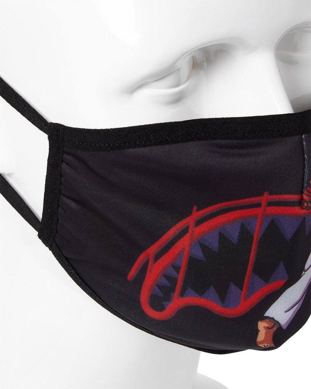 Limited Edition ADULT STREET FIGHTER RYU SHARK FORM FITTING FACE-COVERING